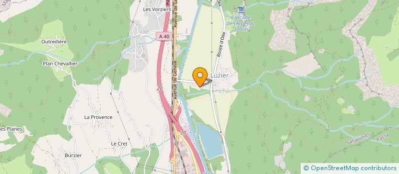 localisation de l'entreprise FRANCK GARDE PLOMBERIE  SALLANCHES