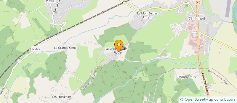 localisation de l'entreprise FRANCK GONZALES à CHARMEIL