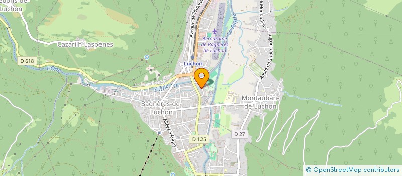 localisation de l'entreprise FRANCK HERNANDEZ  BAGNERES-DE-LUCHON