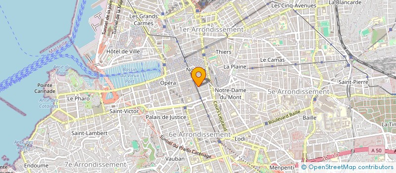 localisation de l'entreprise FRANCK'ITCH à MARSEILLE