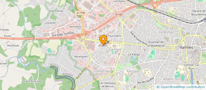 localisation de l'entreprise FRANCK LABBAY - ARCHITECTE à VANNES