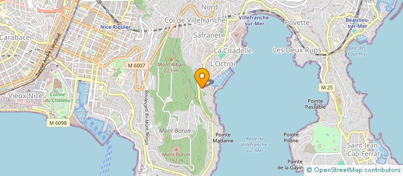 localisation de l'entreprise FRANCK LOR à VILLEFRANCHE-SUR-MER