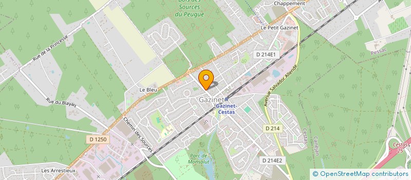 localisation de l'entreprise FRANCK LOUIS VICTOR  CESTAS