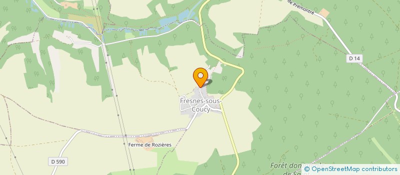 localisation de l'entreprise FRANCK MACONNERIE PERE ET FILS  FRESNES-SOUS-COUCY