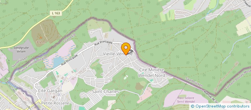 localisation de l'entreprise FRANCK MAINTENANCE  PETITE-ROSSELLE