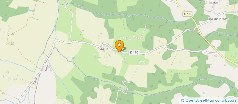 localisation de l'entreprise FRANCK NAUDIN BELLEVEILLANCE  AILLAS