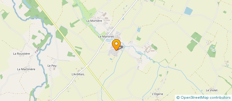 localisation de l'entreprise FRANCK PEROUX  SAINT-ETIENNE-DE-MER-MORTE