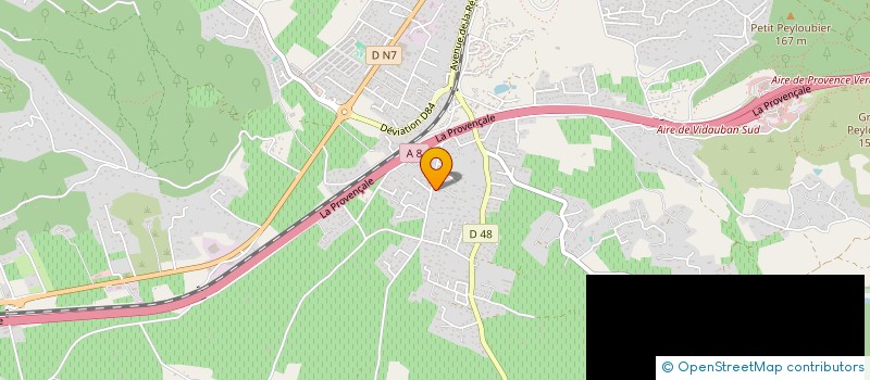 localisation de l'entreprise FRANCK PLOYON EURL  VIDAUBAN