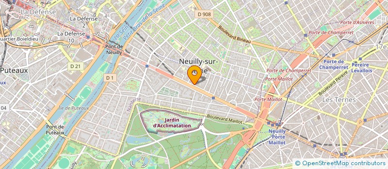 localisation de l'entreprise FRANCK PROVOST SALONS  NEUILLY-SUR-SEINE