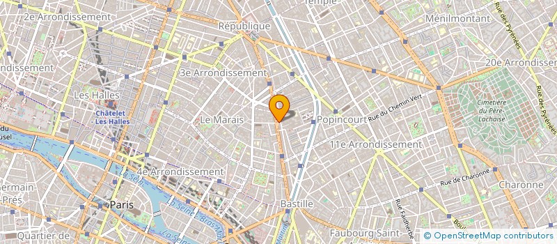 localisation de l'entreprise FRANCK ROSSET SC  PARIS