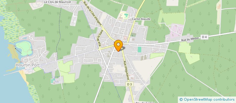 localisation de l'entreprise FRANCK SCHAMEL à HOURTIN