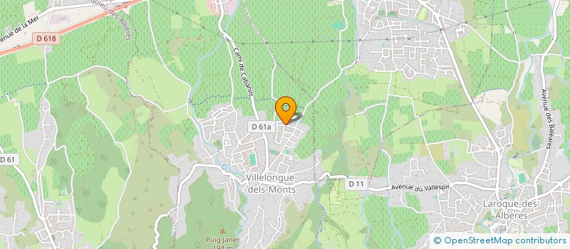 localisation de l'entreprise FRANCK SERVICE  VILLELONGUE-DELS-MONTS