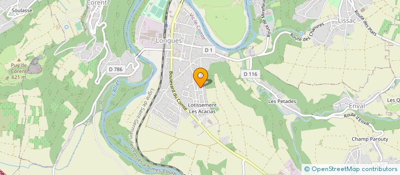 localisation de l'entreprise FRANCK TAVERT EVALUATION ET COOPERATION  VIC-LE-COMTE