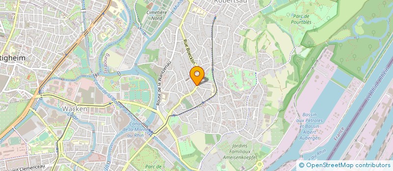 localisation de l'entreprise FRANCK THOMA'S à STRASBOURG