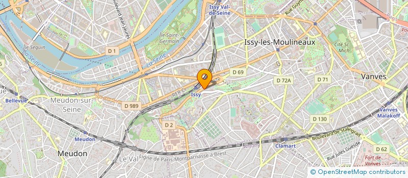 localisation de l'entreprise FRANCK TIOZZO WINNER à ISSY-LES-MOULINEAUX