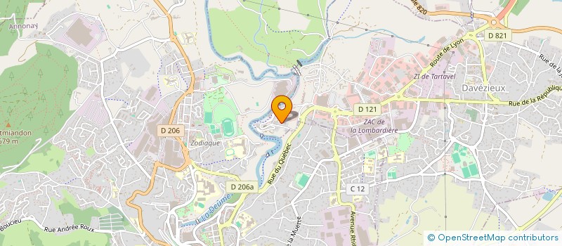 localisation de l'entreprise FRANCK VALLA  DAVEZIEUX