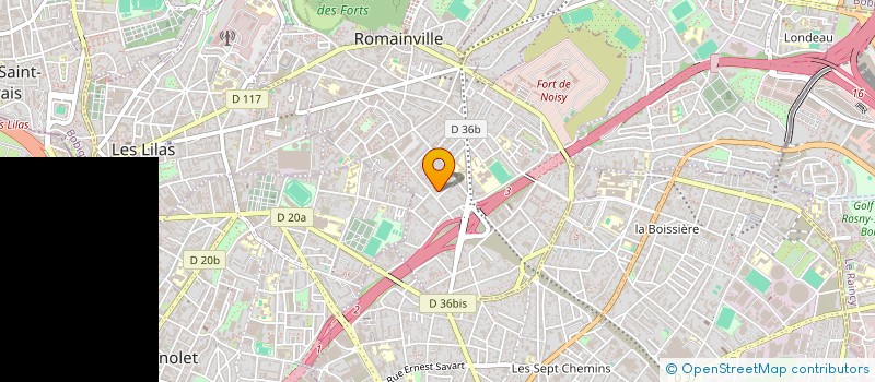 localisation de l'entreprise FRANCK VATTIER TRANSPORT DEMENAGEMENT à ROMAINVILLE