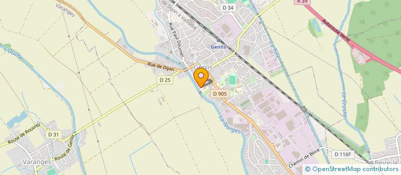 localisation de l'entreprise FRANCK VTC DIJON BOURGOGNE  GENLIS