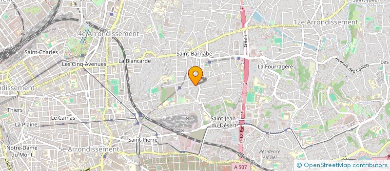 localisation de l'entreprise FRANCKINVEST à MARSEILLE