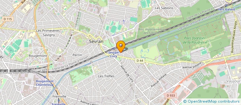 localisation de l'entreprise FRANCKLOVESYOU à SEVRAN