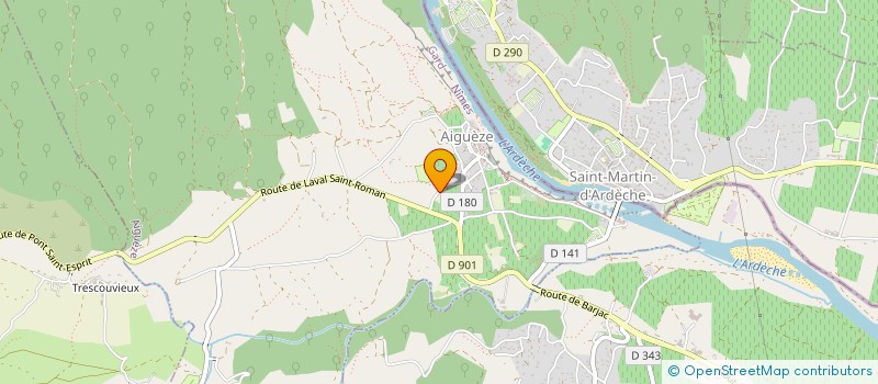 localisation de l'entreprise FRANCKODOM  AIGUEZE