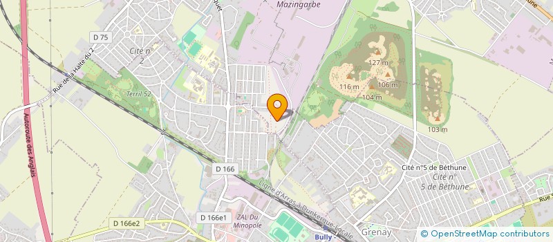 localisation de l'entreprise FRANCKORI  MAZINGARBE