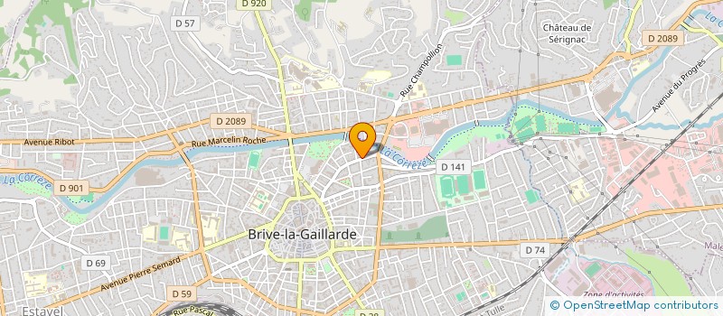 localisation de l'entreprise FRANCKY  BRIVE-LA-GAILLARDE