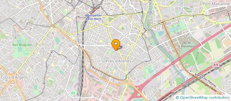 localisation de l'entreprise FRANCKY TAXI à MONTPELLIER