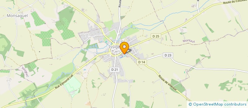 localisation de l'entreprise FRANCLAIR à ISSIGEAC