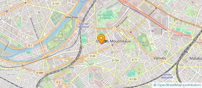 localisation de l'entreprise FRANCLAIR DIFFUSION à ISSY-LES-MOULINEAUX