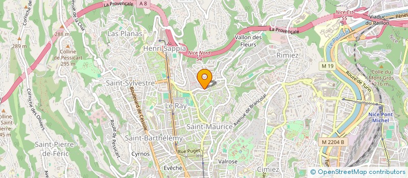 localisation de l'entreprise FRANCLI à NICE