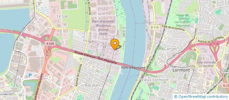 localisation de l'entreprise FRANCO AMERICAINE  BORDEAUX