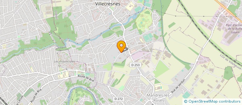 localisation de l'entreprise FRANCO BATI à PERIGNY SUR YERRES
