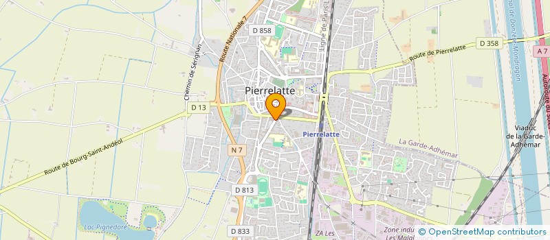 localisation de l'entreprise FRANCO BELGE DE COMMERCE A L EXPORT à PIERRELATTE