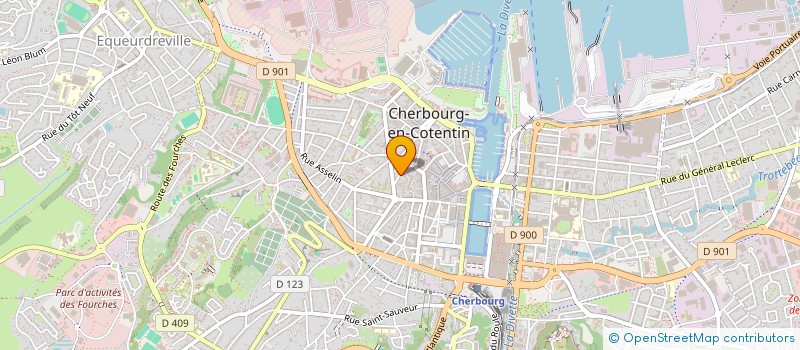 localisation de l'entreprise FRANCO BERBERE à CHERBOURG-EN-COTENTIN