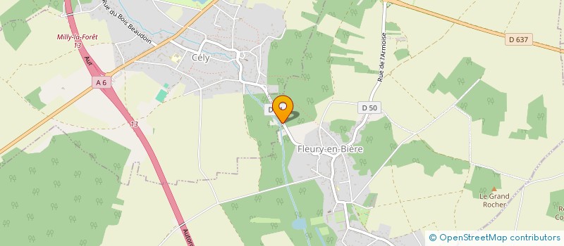 localisation de l'entreprise FRANCO BRITANNIQUE DE DIFFUSION  CHAILLY-EN-BIERE