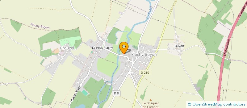 localisation de l'entreprise FRANCO-BRITISH ASSOCIATION 1918-1945 MEMORY  PLACHY-BUYON