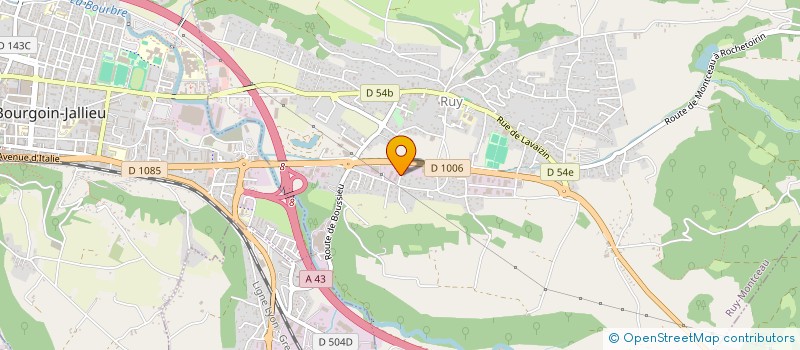 localisation de l'entreprise FRANCO C  RUY-MONTCEAU