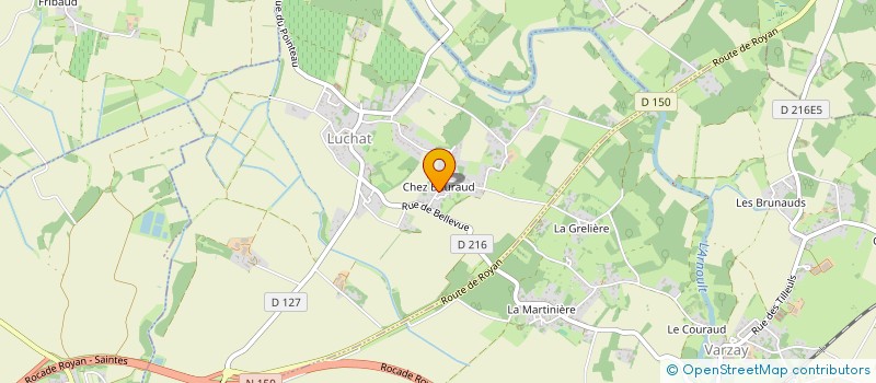 localisation de l'entreprise FRANCO & CO  LUCHAT