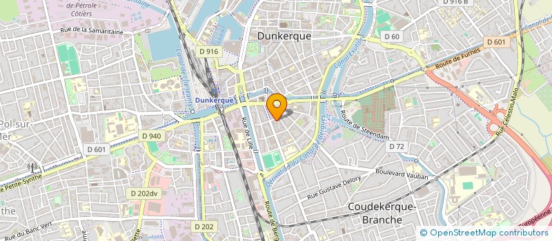 localisation de l'entreprise FRANCO COMORIENNE DU LITTORAL à DUNKERQUE