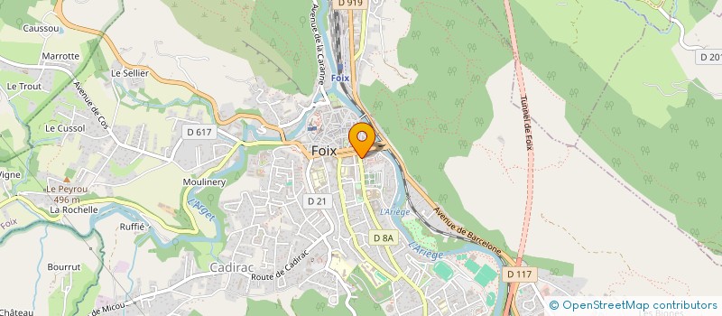 localisation de l'entreprise FRANCO-EGYPTIEN à FOIX