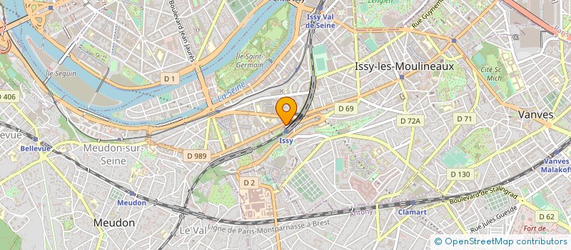 localisation de l'entreprise FRANCO EGYPTIENNE MULTI MEDIA EDITIONS  ISSY-LES-MOULINEAUX