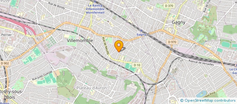 localisation de l'entreprise FRANCO EUROPEENNE THERMIQUE ET D ENERGIE à VILLEMOMBLE