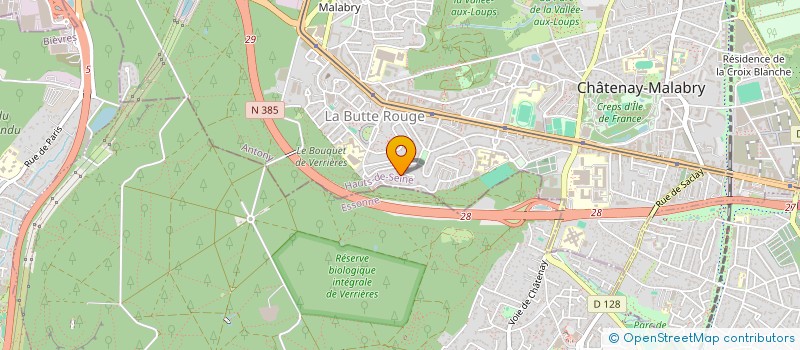 localisation de l'entreprise FRANCO HAITIENS ET AMIS D HAITI  CHATENAY-MALABRY