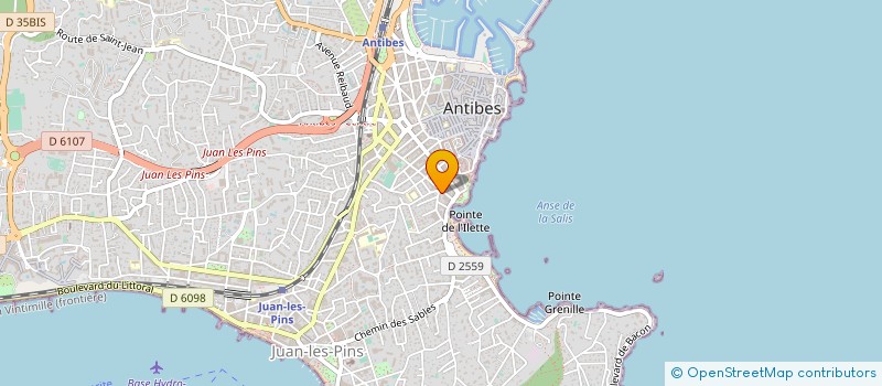 localisation de l'entreprise FRANCO HOLLANDAISE IMMOBILIERE à ANTIBES