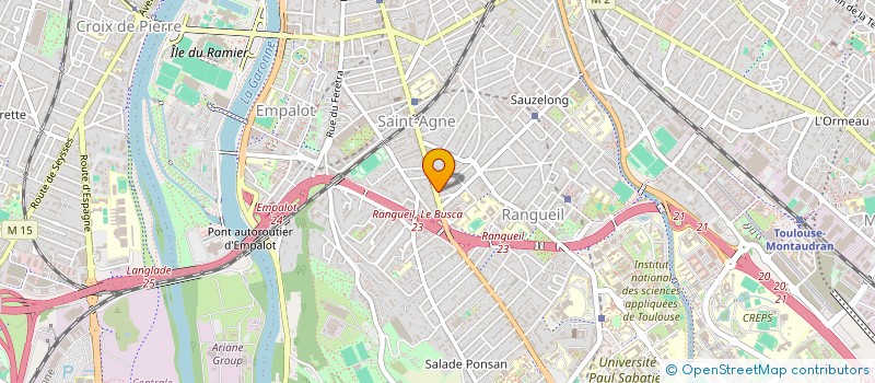 localisation de l'entreprise FRANCO HONGROISE DE MIDI PYRENNEES à TOULOUSE
