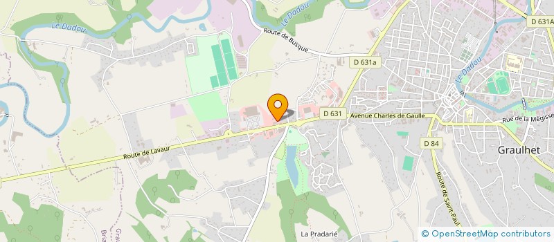 localisation de l'entreprise FRANCO IMMOBILIER  GRAULHET