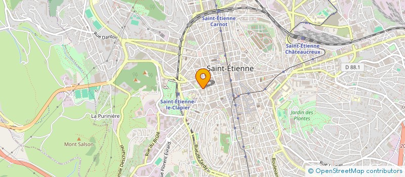 localisation de l'entreprise FRANCO MAGHREBINE  SAINT-ETIENNE