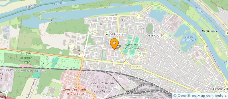 localisation de l'entreprise FRANCO-MAROCAINS DES YVELINES  MANTES-LA-JOLIE