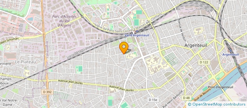 localisation de l'entreprise FRANCO ORIENTALE à ARGENTEUIL